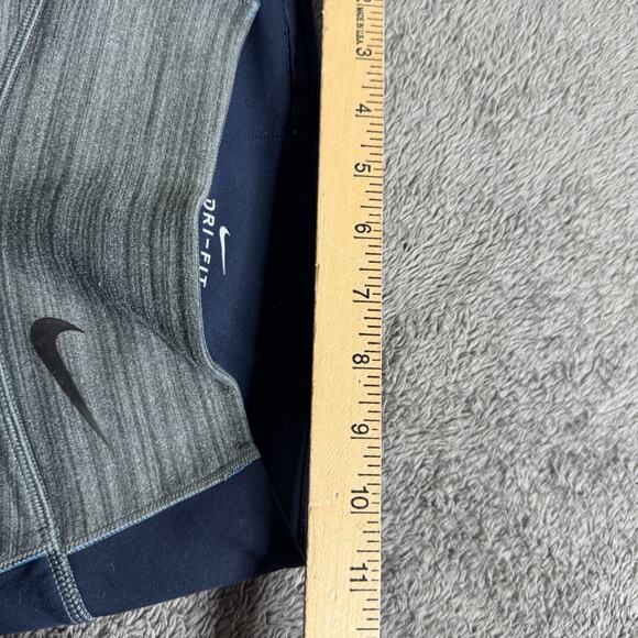Nike Women's Compression Pants Tights Legendary Training Gym Work XS Blue Gray - Picture 7 of 7